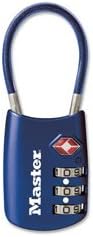 Master Lock Blue Set Your Own Combination TSA Approved Luggage Lock, Travel - Image 4
