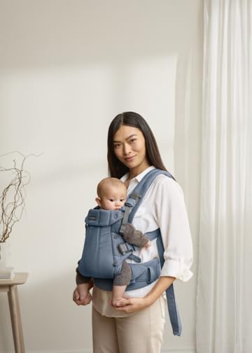 BabyBjörn Baby Carrier Harmony, Woven mélange, Outward-Facing, and Back - Image 2