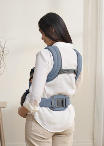 BabyBjörn Baby Carrier Harmony, Woven mélange, Outward-Facing, and Back - Image 5