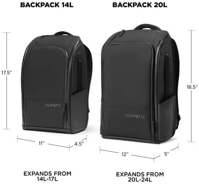 NOMATIC 20L Backpack- Carry On Backpack and Water Resistant Laptop Bag - Image 3