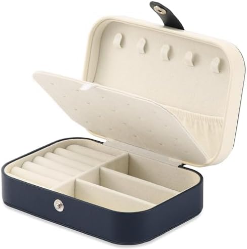 Travel Jewelry Box, PU leather Small Jewelry Organizer - Image 5