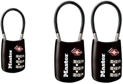 Bundle of Master Lock TSA Approved, Set Your Own Combination Luggage Lock by MasterLock