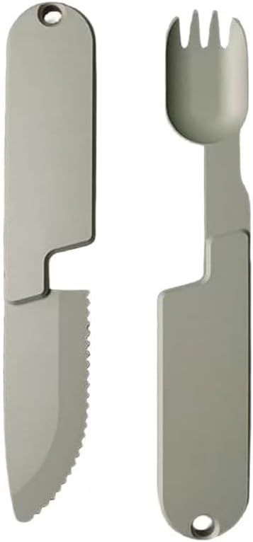 2-in-1 Camping Utensil Set – Knife Fork Combo - Image 4