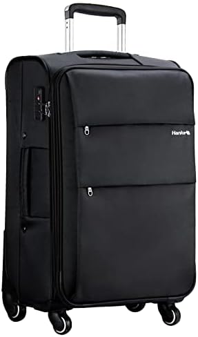 Hanke 28 Inch Luggage with Spinner Wheels Expandable Large Suitcase with Wheels by Hanke
