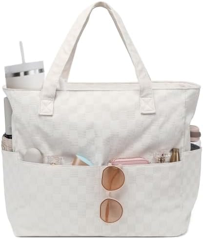 LEDAOU Beach Bag Waterproof Sandproof Women Tote Bag Pool Bag by LEDAOU