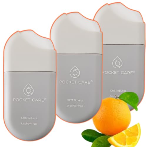 POCKET CARE | 3 Pack Orange Hand Sanitizer Spray 15 ml by NEWCONCEPTS