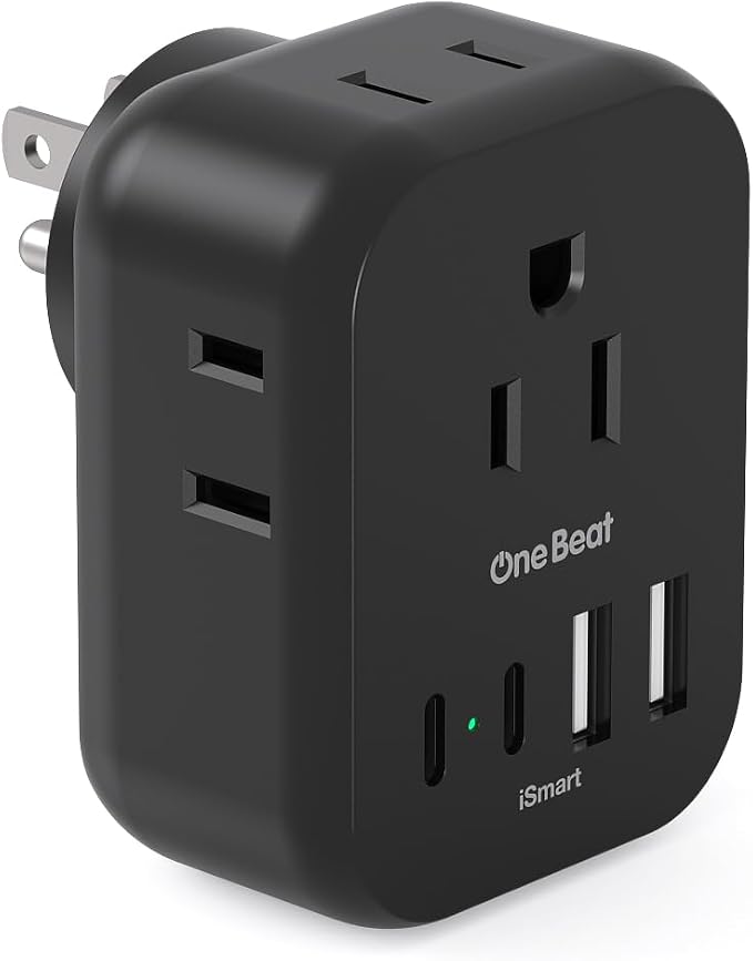 Travel Cruise Ship Essentials, Travel Plug Adapter by OneBeat