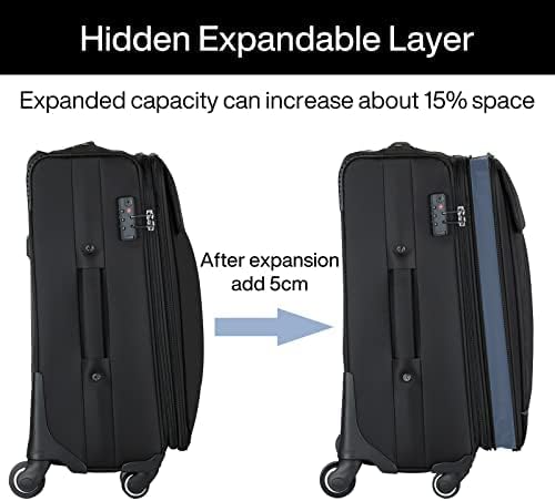 Hanke 24 Inch Expandable Luggage Large Suitcases - Image 7