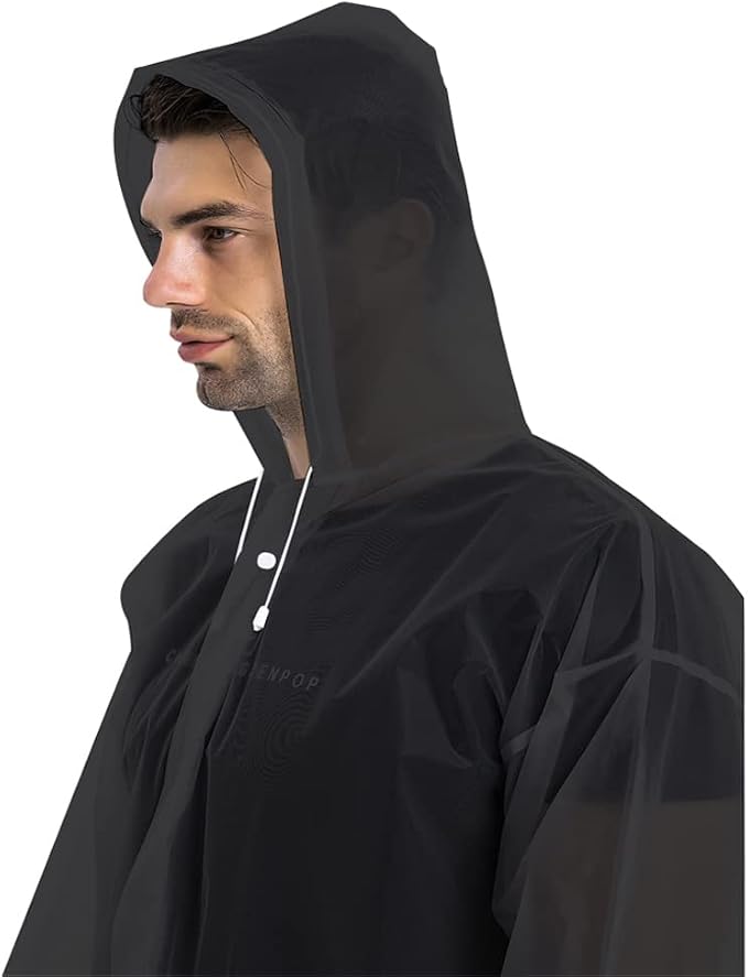 Rain Coats - Reusable EVA Rain Ponchos - Image 4