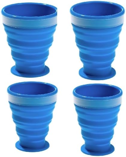 Collapsible Silicone Cup for Camping and Backpacking by AlpineMountainGear