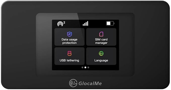 GlocalMe DuoTurbo 4G LTE Portable WiFi Hotspot by TheGlobalLeaderinMobileHotspotSolution