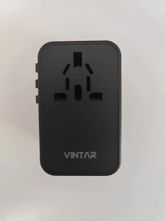 Universal Travel Adapter, VINTAR 75W GaN International Power Adapter - Image 7