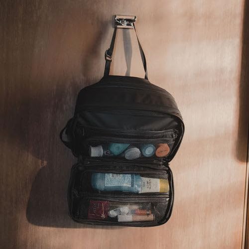 Gravel Hanging Toiletry Bag – Water-Resistant Dopp Kit - Image 6