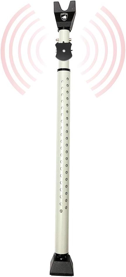 Guard Dog Security Adjustable Sliding Door Security Bar, Door Jammer 2-in-1 by GuardDogSecurity