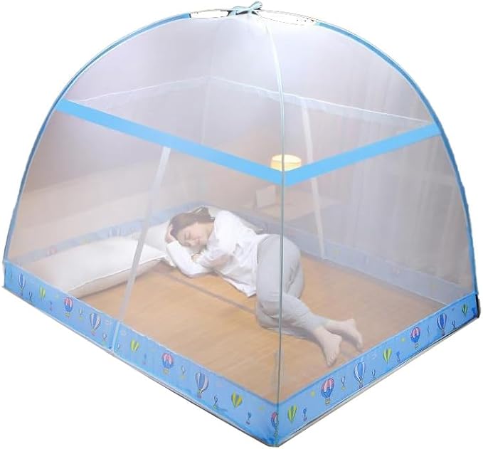 Pop-Up Mosquito Net Tent for Beds, Portable Folding Design by URMAGIC