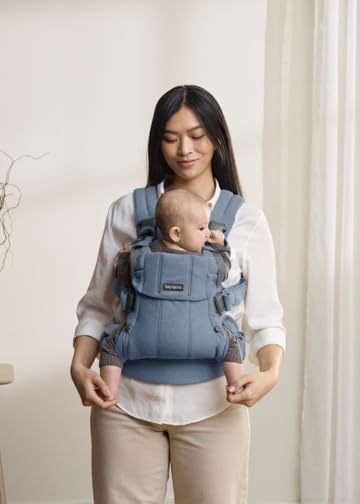 BabyBjörn Baby Carrier Harmony, Woven mélange, Outward-Facing, and Back - Image 3