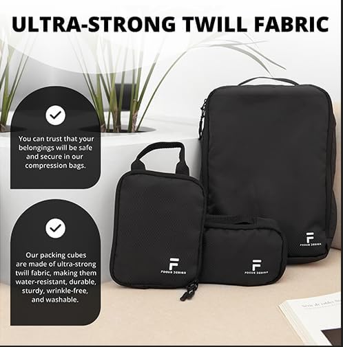8 Piece Compression Packing Cubes Set - Image 4