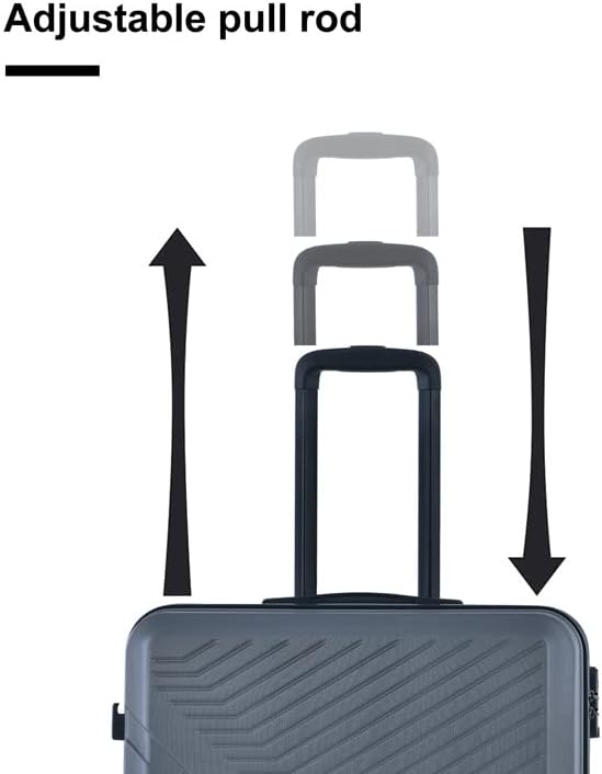 Campfun 3 Piece Luggage Sets, Hardshell ABS Luggage - Image 6