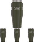 THERMOS Stainless King Vacuum-Insulated Travel Tumbler, 16 Ounce, Army Green by Thermos