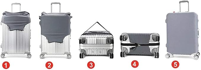 Travel Luggage Cover, Suitcase Protector Bag Fits 19-20 Inch Luggage - Image 6