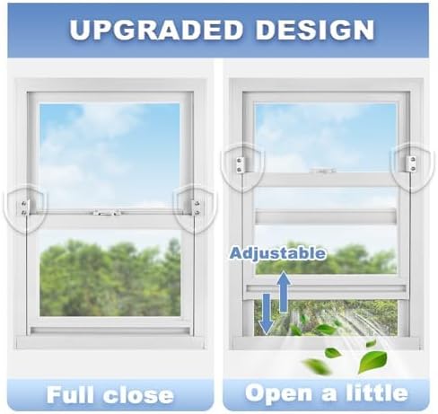 Sliding, Window Locks for Horizontal Sliding Windows, Window Security Lock - Image 7