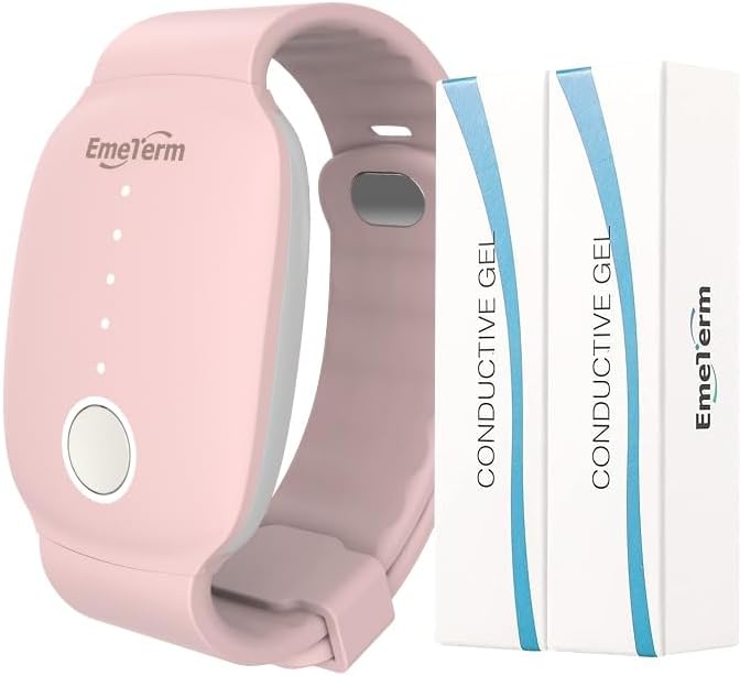 EmeTerm Fashion Pink Anti-Nausea Wristband Relieve Morning Motion Travel by EmeTermDirect