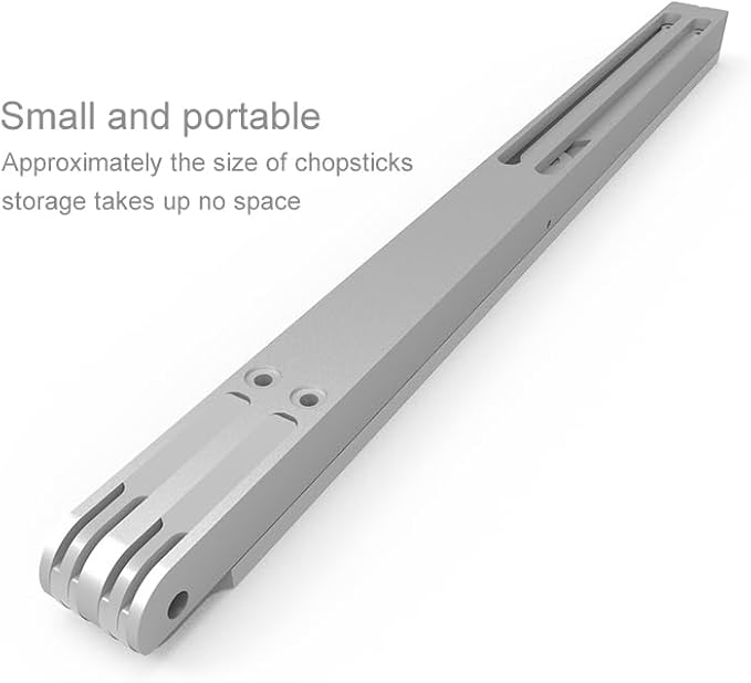 Aluminum Laptop Stand for Desk, Foldable Ventilated Cooling Notebook Stand - Image 7