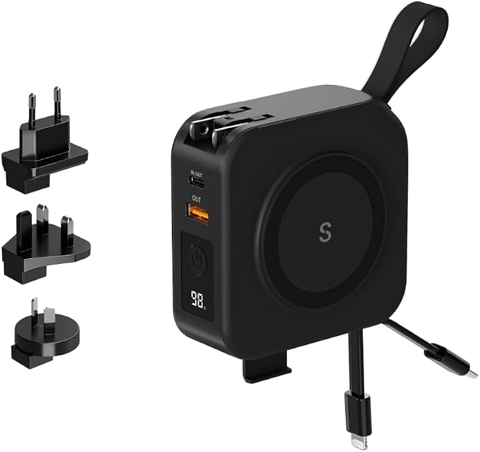 PowerPack Universal - 5 in 1 MagSafe Compatible Travel Charger | Universal by SnapWireless