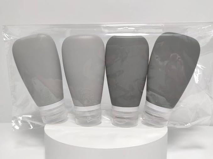 Travel Bottles for Toiletries, TSA Approved 3oz Leak Proof Silicone Soft - Image 3