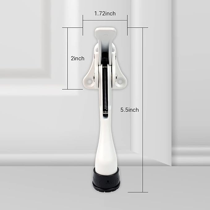 One Touch Kickdown Door Stopper, Door Holder, Heavy Duty Door Stops, Bottom of - Image 5