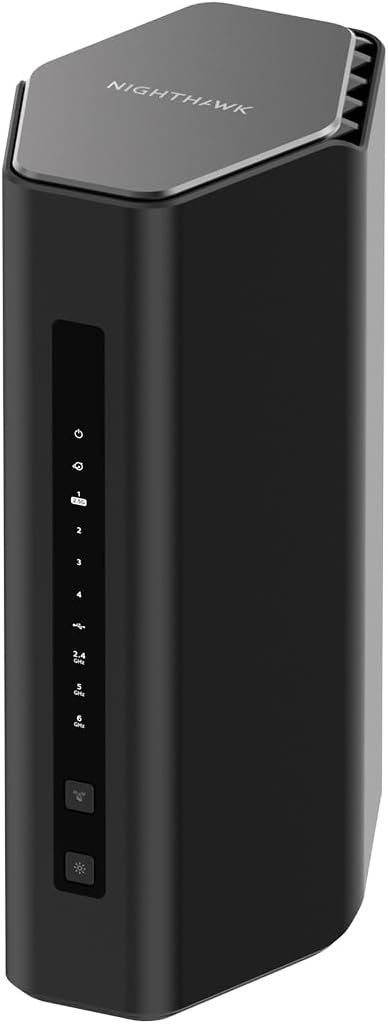 NETGEAR Nighthawk Tri-Band WiFi 7 Router – Security Features, BE12000 Wireless by NETGEAR