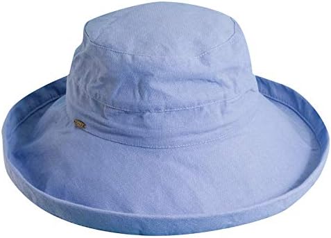 Scala Women's Cotton Hat with Inner Drawstring and Upf 50+ Rating - Image 6