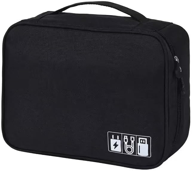 Cable Organizer bag for women or men, Electronic Accessories Carry Case by Unknown