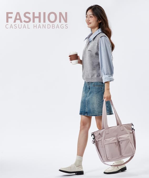 aji Tote Bag for women work, Water-Resistant Tote Bag - Image 2