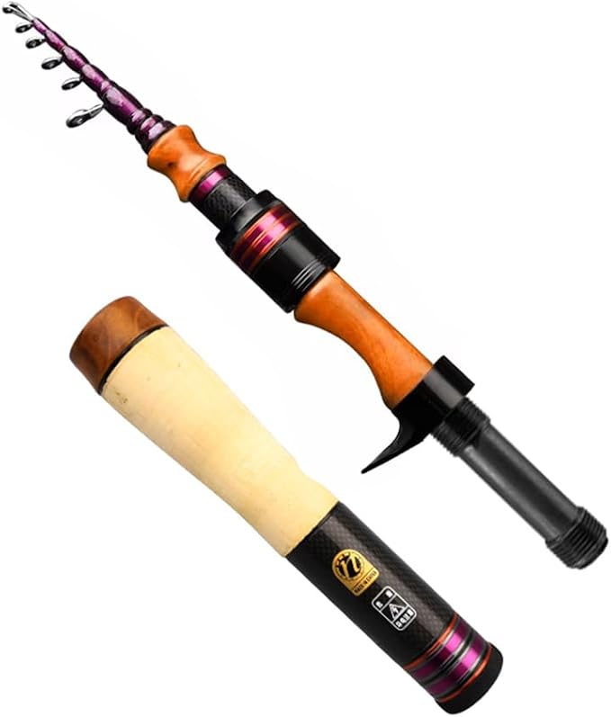 PURELURE Telescopic Fishing Rod Spinning & Casting, Fuji Alconite Ring by PURELUREOutdoor