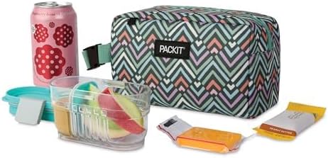 PackIt Freezable Snack Box, Diamond Chevron, Built - Image 5