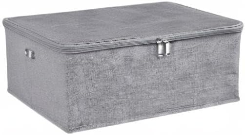 ANMINY 3PCS Storage Bins with Zipper Lids 13 Qt Lidded Fabric Storage Boxes - Image 8