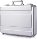 Aluminum Briefcase Metal Toolkit Box TSA Combination Lock Luxury Case by urecimy