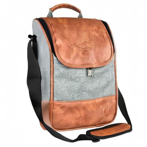 2 Bottle Wine Set Leather Insulated Bag As Gift - Image 7