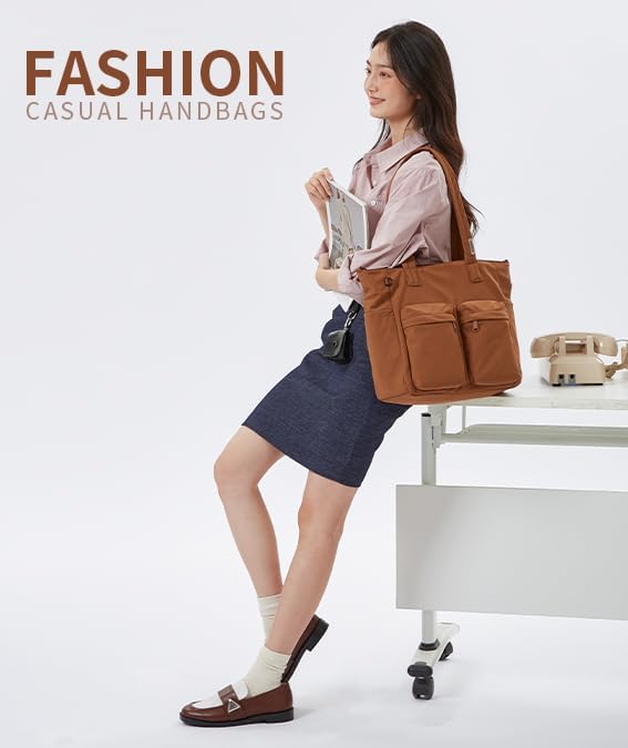 aji Tote Bag for women work, Water-Resistant Tote Bag - Image 2