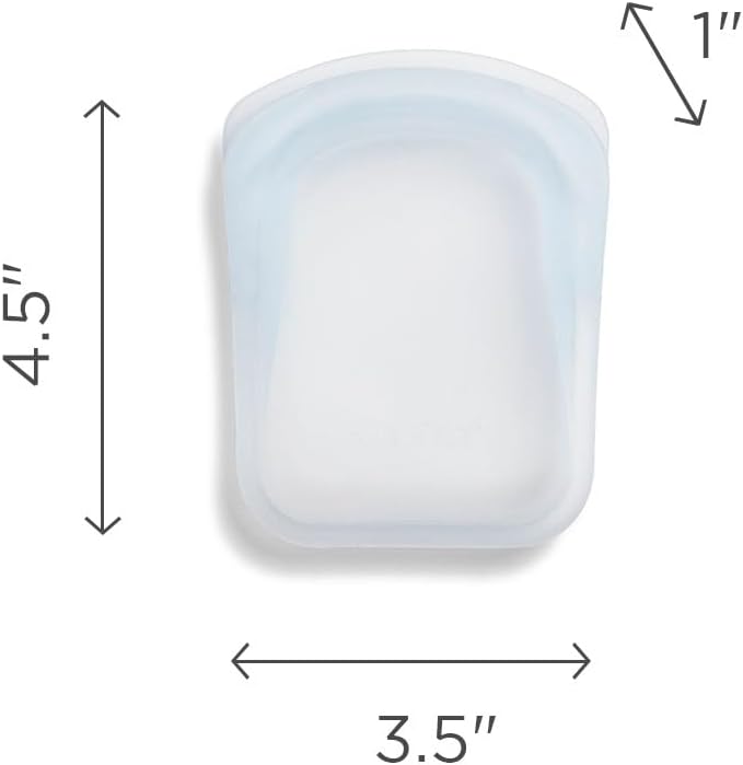 Stasher Premium Silicone Reusable Food Storage Pocket Bag, Sous Vide, Dishwasher - Image 5