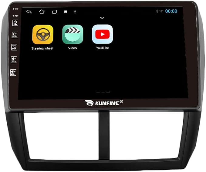 Kunfine Car Android Navigation Stereo GPS Radio Reverse Camera Display 9" IPS - Image 4