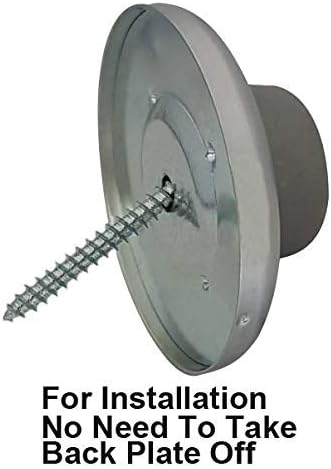 QCAA Stainless Steel Wall Mount Concave Door Stop, 2-1/2" Diameter, ORB Oil - Image 4