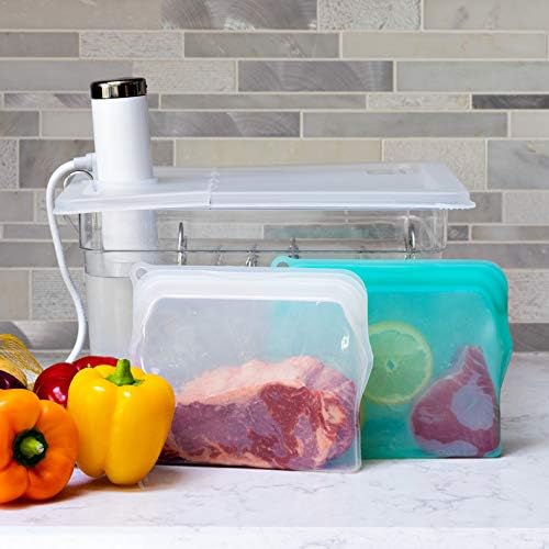 15 Ounce Dish washer safe, Reusable Zipper Storage Bags - Image 8