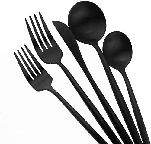 Gugrida 20-Piece 18/10 Stainless Steel Flatware Silverware, Luxury Dinnerware - Image 2
