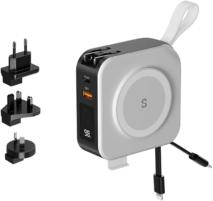 PowerPack Universal - 5 in 1 MagSafe Compatible Charger | Universal Adaptors | by SnapWireless