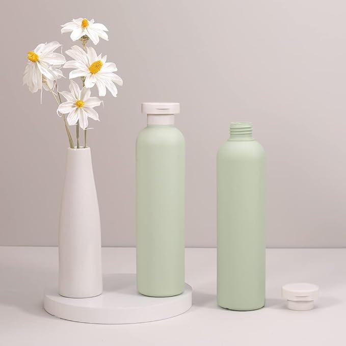 8.8 oz Plastic Travel Shampoo Bottles, Refillable Flip Cap Squeeze Bottles - Image 5
