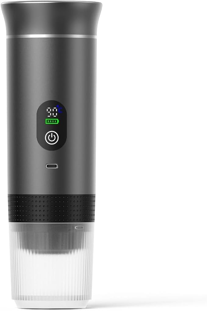 Portable Electric Coffee Maker, Digital Display, Compatible by Unknown