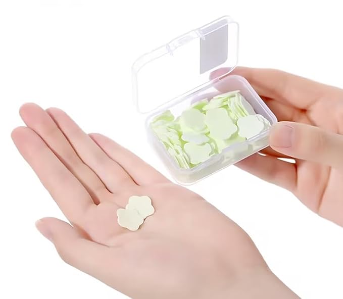 4 Boxes Paper Soap, 4 Random Different Scented Mini Portable Disposable Petal - Image 7