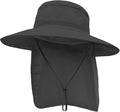 Outdoor Sun Hats with Stowable Neck Flap by Ruqizhi